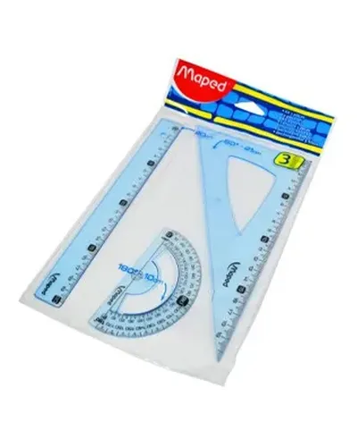 SetDeGeometriaMaped30Cm.4Piezas.